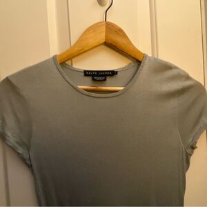 Ralph Lauren Black Label Scoop Neck Cap Sleeve Ankle Maxi Dress